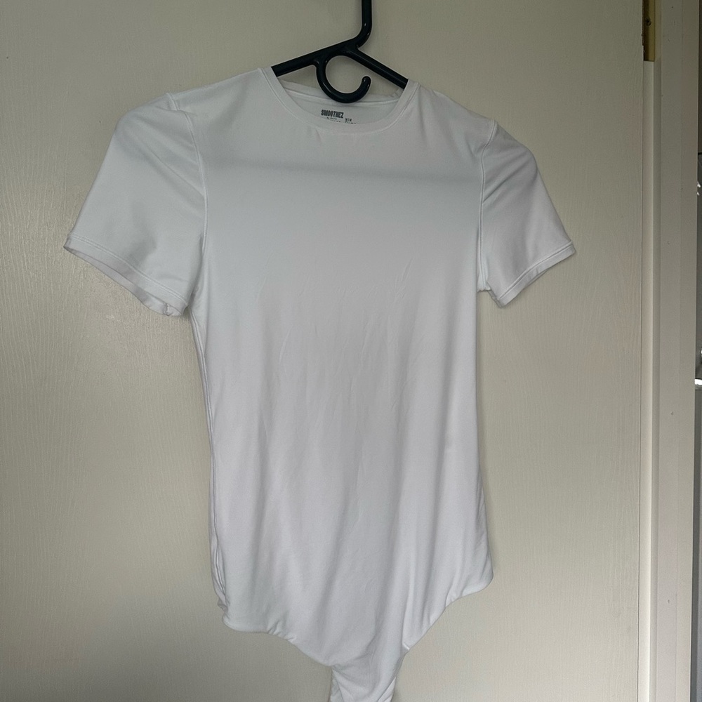 White Short Sleeve Bodysuit